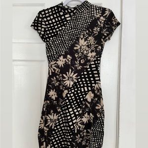 Urban Outfitters Multi-Pattern Bodycon Dress